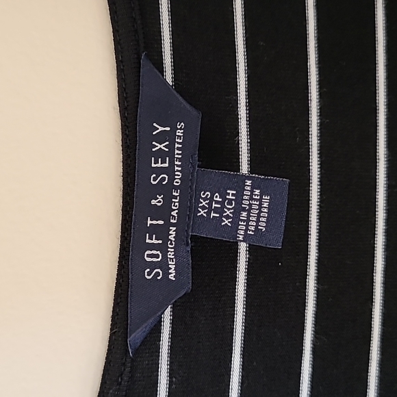 American Eagle dress XXS bla/whi - Picture 2 of 9